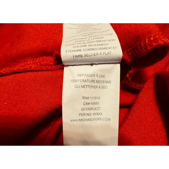 Michael Kors Red Pull-On Stretch Pants – Women’s Size XL / 14–16 - Picture 8 of 8